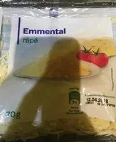 Mängden socker i Emmental râpé