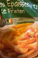 Mängden socker i Frites épaisses