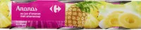 Mängden socker i Ananas au jus d'ananas