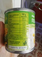 Mängden socker i Mais dolce croccante