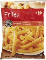Mängden socker i Pommes frites