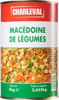 Mängden socker i Macedoine de legumes