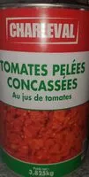 Mängden socker i Tomates pelées concassées