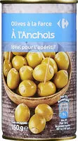 Mängden socker i olives à la farce A L'ANCHOIS