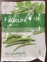 Mängden socker i Fagiolini finissimi