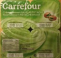 Mängden socker i Crème dessert Saveur Pistache