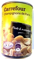 Mängden socker i Champignons de Paris