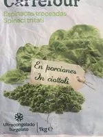 Mängden socker i Épinards hachés