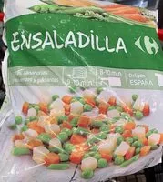 Mängden socker i Ensaladilla Pommes de terre, carottes, haricots verts et petits pois