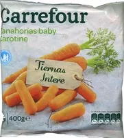 Mängden socker i Carottes baby