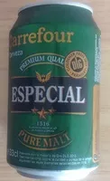 Mängden socker i Cerveza especial