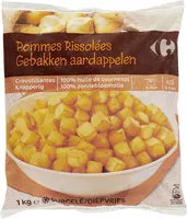 Mängden socker i Pommes rissolées