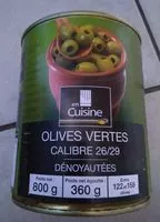 Mängden socker i 4 / 4 Olive Verte Denoyautee 26 / 29 En Cuisine