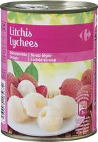 Mängden socker i Litchis dénoyautés
