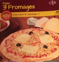Mängden socker i Pizza cuite au feu de bois 3 fromages