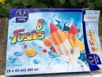 Mängden socker i 8 Fusées