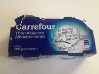 Mängden socker i THON EN TRANCHES Albacore AU NATUREL