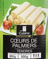 Mängden socker i Coeurs de palmiers tendre