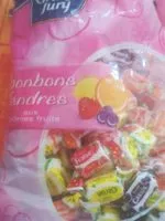 Mängden socker i Bonbons tendres aux arômes fruits