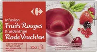 Mängden socker i Infusion saveur fruits rouges