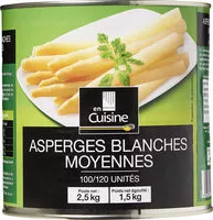 Mängden socker i Asperges blanches