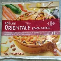 Mängden socker i Poêlée orientale façon Tajine