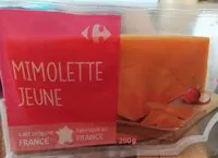 Mängden socker i Mimolette jeune (25 % MG)