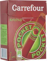 Mängden socker i Ketchup pocket x20