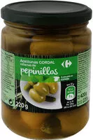 Mängden socker i Aceituna gordal rellena pepinillo