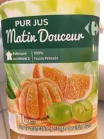 Mängden socker i 100% pur jus matin douceur