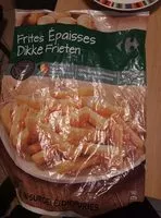 Mängden socker i Frites Épaisses