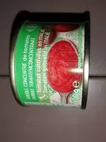 Mängden socker i Double concentré de tomates