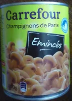 Mängden socker i Champignons de Paris émincés