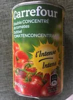 Mängden socker i Double concentré de tomates