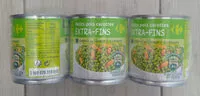 Mängden socker i Petits pois & carottes Extra-fins