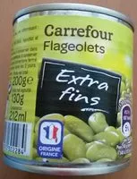 Mängden socker i Flageolets verts extra fins