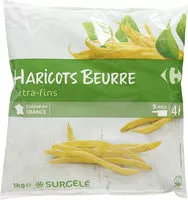 Mängden socker i Haricots beurre extra-fins