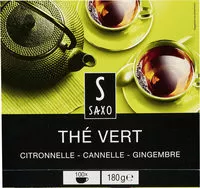 Mängden socker i Thé vert saveurs citronnelle - cannelle - gingembre