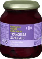 Mängden socker i Betteraves rouges Tranchées