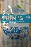 Mängden socker i BONBONS Menthe