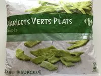 Mängden socker i Haricots Plats Coupés 1 Kilo