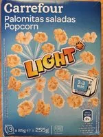 Mängden socker i Popcorn light