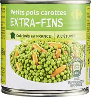 Mängden socker i Petits pois & carottes