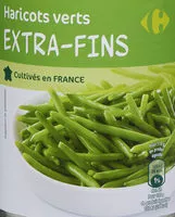 Mängden socker i Haricots verts extra fins