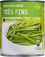 Mängden socker i Haricots verts très fins