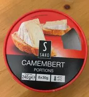 Mängden socker i Camembert portions