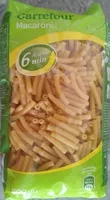 Mängden socker i Macaroni