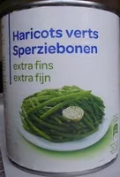 Mängden socker i Haricots verts extra fins