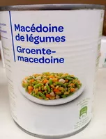 Mängden socker i Macédoine de légumes