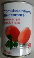 Mängden socker i Tomates entières pelées au jus